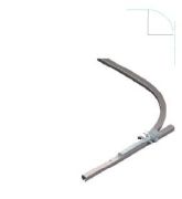 Zwenkwissel compleet RVS, Swiffel compleet rail stainless steel, 999.14.165-L/R, Dunnewolt parts, Senso Technics, sparepartsonline.shop, 