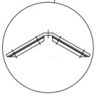 Dunnewolt Fixatievinger OC 999.02.165-1 | Open-/Sluitunit Onderdelen